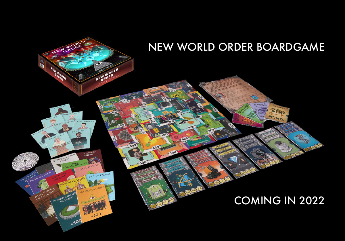 New World Order boardgame (Phd Games OÜ) • Game On Table Top