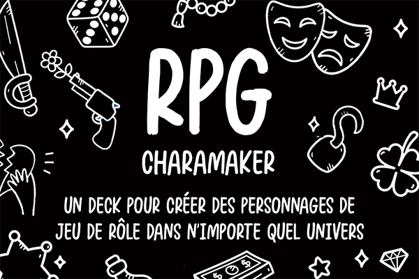 RPG CharaMaker - Deck pour la création de personnage de jeu de rôle