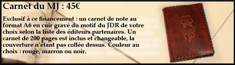 Carnet de Notes de JDR en Cuir, Beau et Original