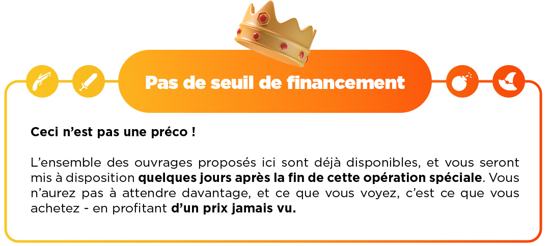 Ce n'est pas une préco donc pas de seuil de financement