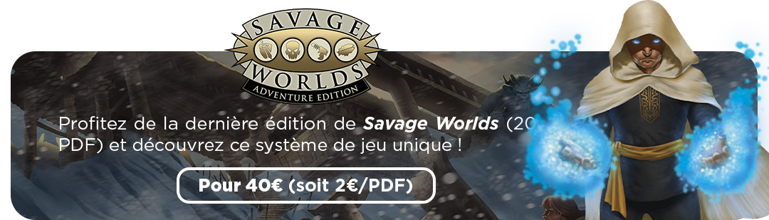 Megapack Savage Worlds Adventure Edition + de 20 PDF